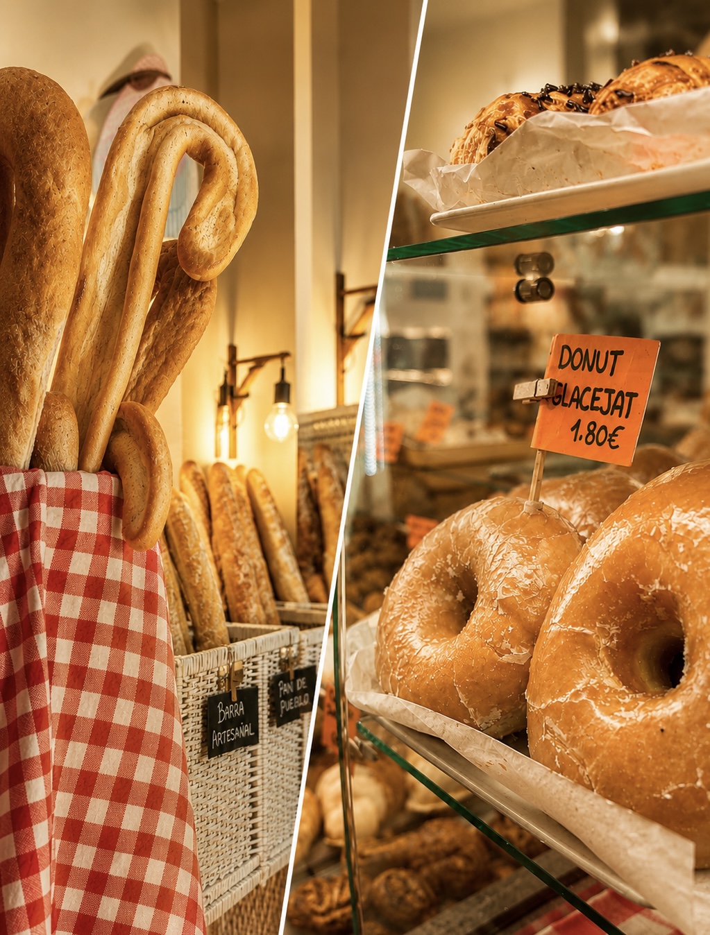 Croissants gigantes & pasteles